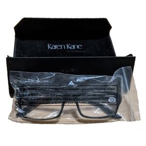 Karen Kane glasses case and reading glasses